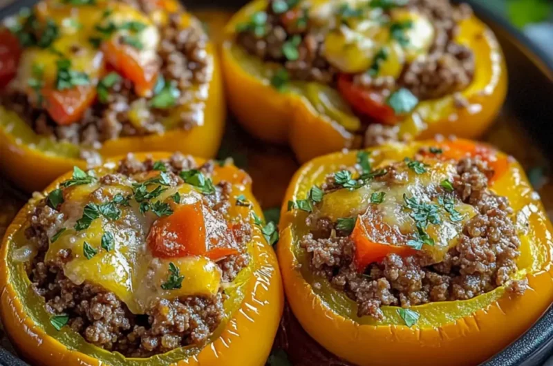 Ground Beef Stuffed Peppers